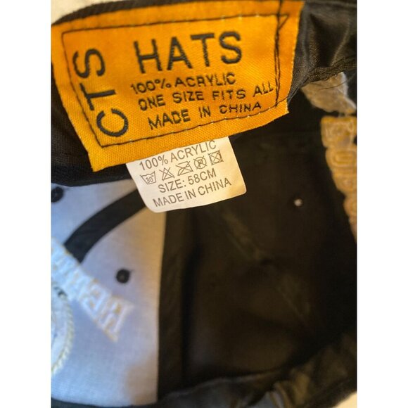 Retired Air Force Black Adjustable Baseball Hat With Embroidered Logo & Text - Picture 7 of 8